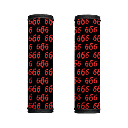 666 Satan Pattern Print Handle Covers