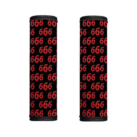 666 Satan Pattern Print Handle Covers