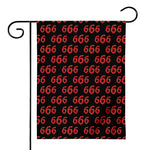 666 Satan Pattern Print House Flag