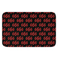 666 Satan Pattern Print Indoor Door Mat