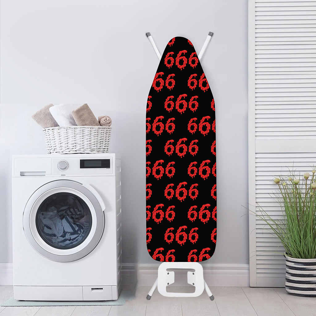 666 Satan Pattern Print Ironing Board Cover
