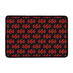 666 Satan Pattern Print Kitchen Mat