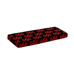 666 Satan Pattern Print Piano Keyboard Cover