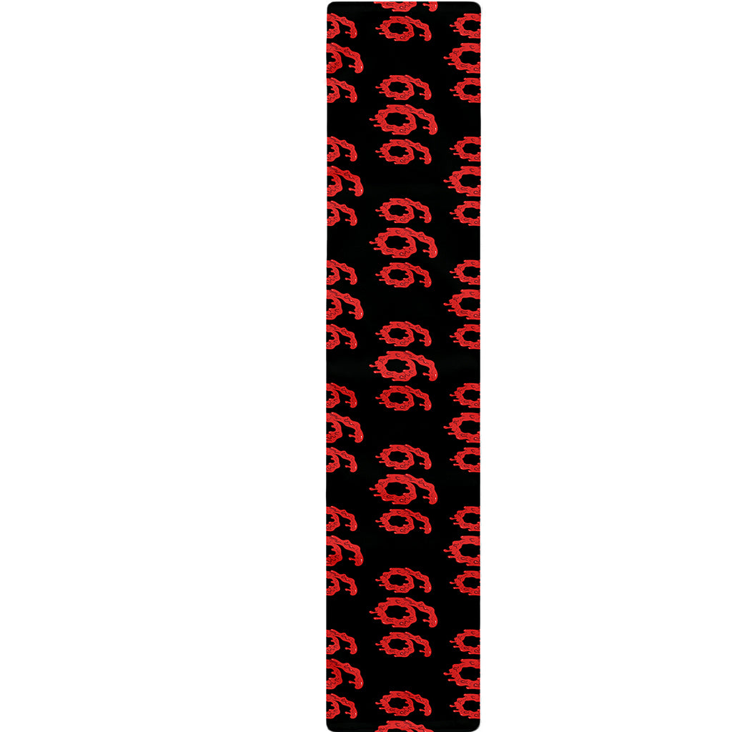 666 Satan Pattern Print Table Runner