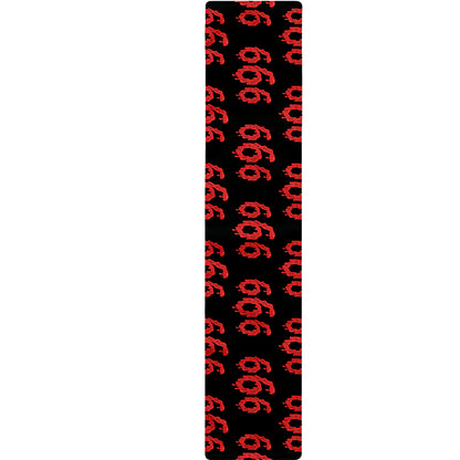666 Satan Pattern Print Table Runner