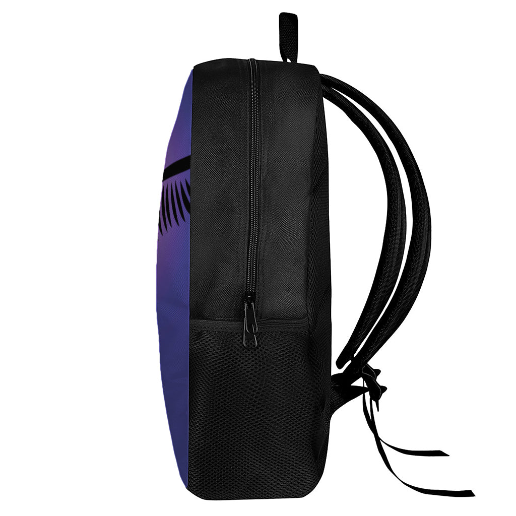 7 Chakras Caduceus Print 17 Inch Backpack