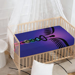 7 Chakras Caduceus Print Baby Crib Sheet