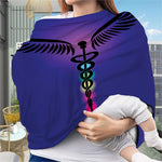 7 Chakras Caduceus Print Baby Seat Cover