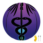 7 Chakras Caduceus Print Basketball