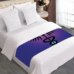7 Chakras Caduceus Print Bed Runner