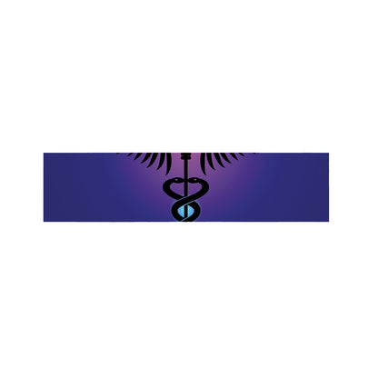 7 Chakras Caduceus Print Bed Runner