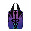 7 Chakras Caduceus Print Bible Tote Bag
