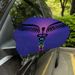 7 Chakras Caduceus Print Car Side Mirror Covers