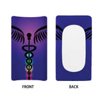 7 Chakras Caduceus Print Changing Pad Cover