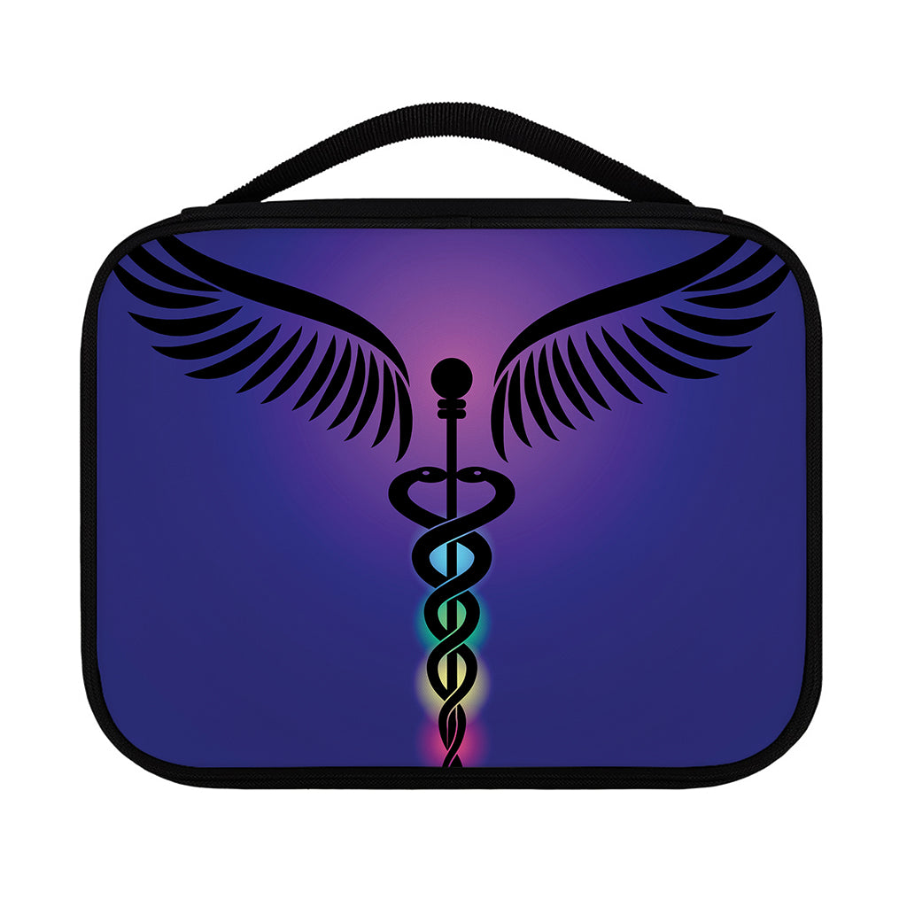 7 Chakras Caduceus Print Classic Bible Case