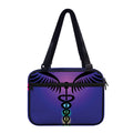 7 Chakras Caduceus Print Double Strap Bible Bag