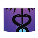 7 Chakras Caduceus Print Drum Lamp Shade