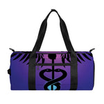 7 Chakras Caduceus Print Gym Bag