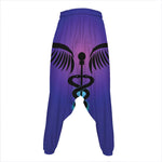 7 Chakras Caduceus Print Hammer Pants