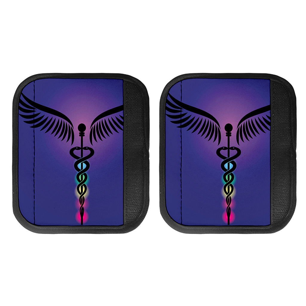 7 Chakras Caduceus Print Handle Covers