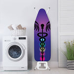 7 Chakras Caduceus Print Ironing Board Cover