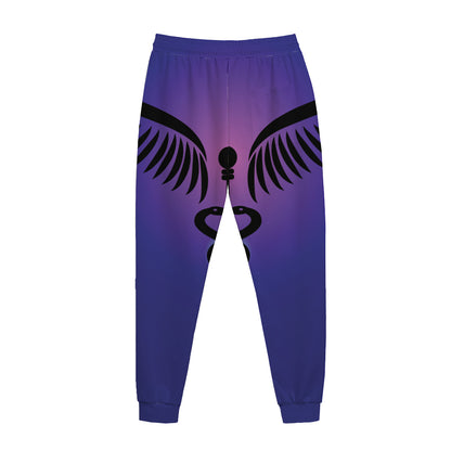 7 Chakras Caduceus Print Jogger Pants