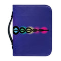 7 Chakras Caduceus Print Leather Bible Cover