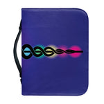 7 Chakras Caduceus Print Leather Bible Cover