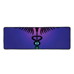 7 Chakras Caduceus Print Long Kitchen Mat