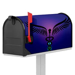 7 Chakras Caduceus Print Mailbox Cover