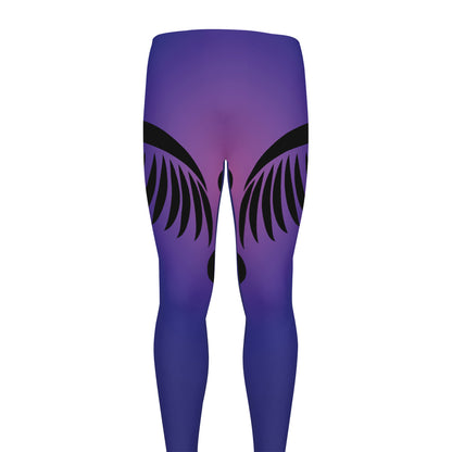 7 Chakras Caduceus Print Men's leggings