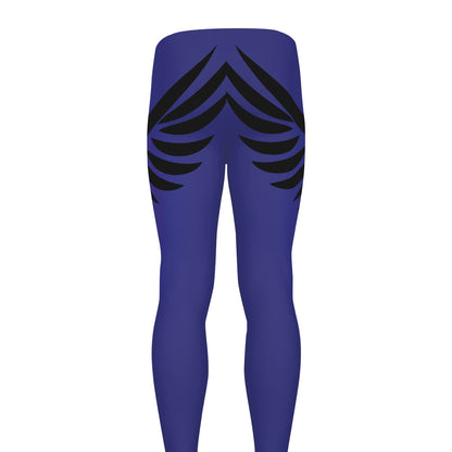 7 Chakras Caduceus Print Men's leggings