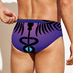7 Chakras Caduceus Print Men's Swim Briefs
