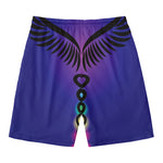 7 Chakras Caduceus Print Men's Swim Trunks