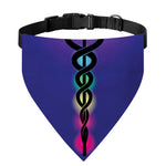 7 Chakras Caduceus Print Over The Collar Dog Bandana