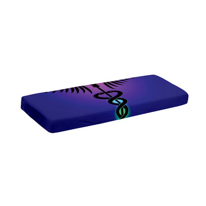 7 Chakras Caduceus Print Piano Keyboard Cover