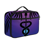 7 Chakras Caduceus Print Portable Lunch Bag