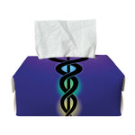 7 Chakras Caduceus Print Rectangle Tissue Box Cover