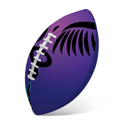7 Chakras Caduceus Print Rugby Ball
