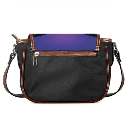 7 Chakras Caduceus Print Saddle Bag