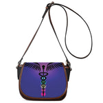 7 Chakras Caduceus Print Saddle Bag