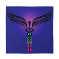 7 Chakras Caduceus Print Silk Bandana