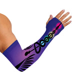 7 Chakras Caduceus Print Sun Protection Arm Sleeves