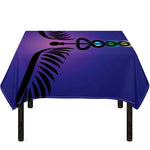 7 Chakras Caduceus Print Tablecloth