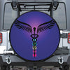 7 Chakras Caduceus Print Tire Cover