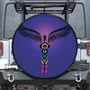 7 Chakras Caduceus Print Tire Cover With Camera Hole