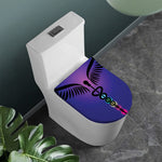 7 Chakras Caduceus Print Toilet Lid Cover