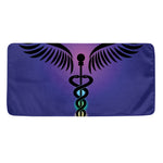 7 Chakras Caduceus Print Towel