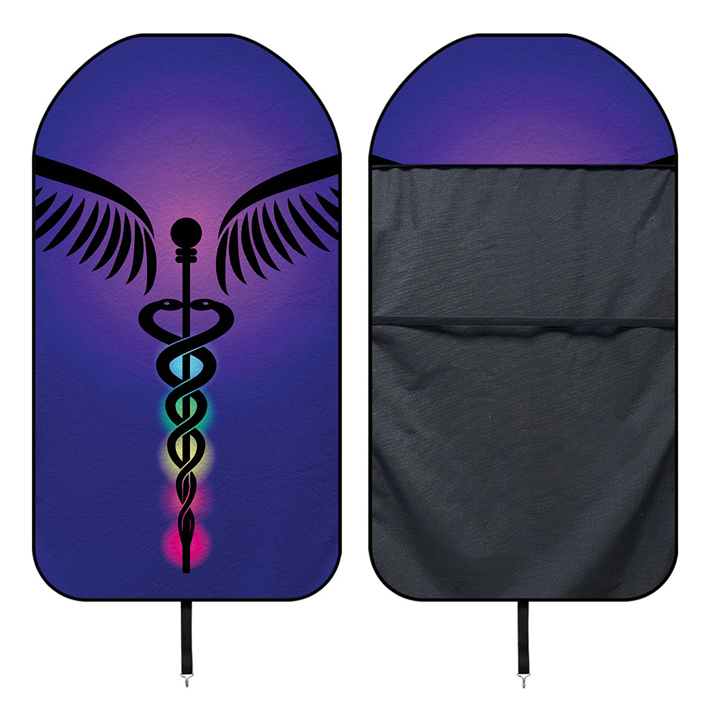 7 Chakras Caduceus Print Waterproof Car Seat Cover