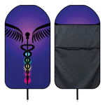 7 Chakras Caduceus Print Waterproof Car Seat Cover